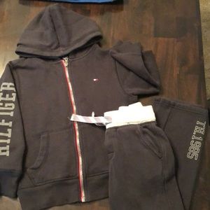 Tommy Hilfiger Black boys Jogging suit